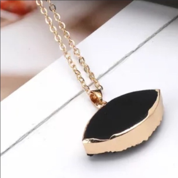 Evil Eye Druzy Necklace - Picture 6 of 7